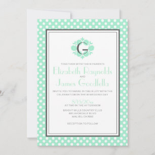 Invitaciones retras de la boda del lunar
