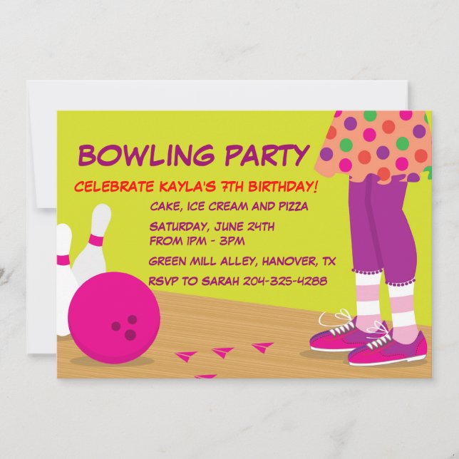 Invitaciones retras de la fiesta de cumpleaños de (Anverso)