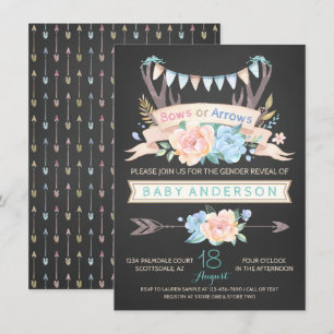 Invitaciones reveladas a la Tribal Antler Chalk