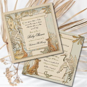 Invitaciones revisadas para baby shower de cuento