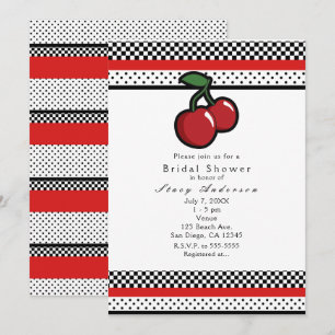 Invitaciones Rojas, Negras, Blancas y Rojas con Ce