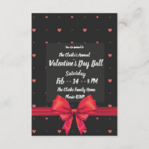 Invitaciones románticas clásicas del día de San