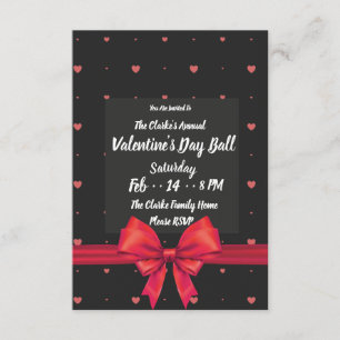 Invitaciones románticas clásicas del día de San