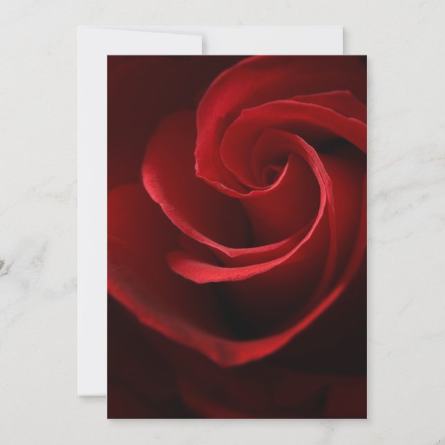 INVITACIONES    Rosa Roja (Anverso)