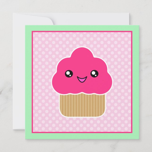 Invitaciones rosadas de la fiesta de cumpleaños de (Anverso)