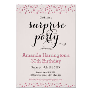 Invitación Para Baby Shower Con Diseño De Damasco Rosa Y Gris