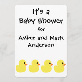 Invitaciones "Rubber Ducky"