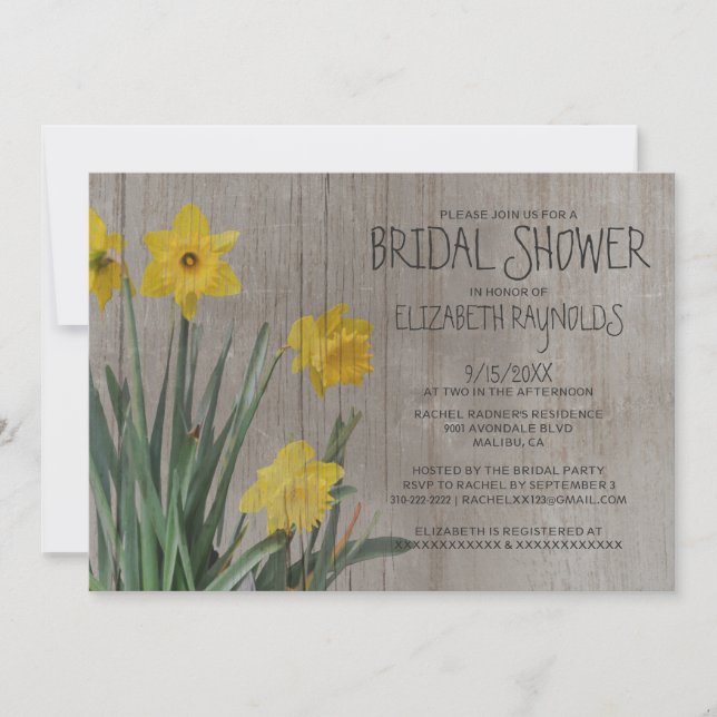Invitaciones rusas a duchas nupciales (Anverso)