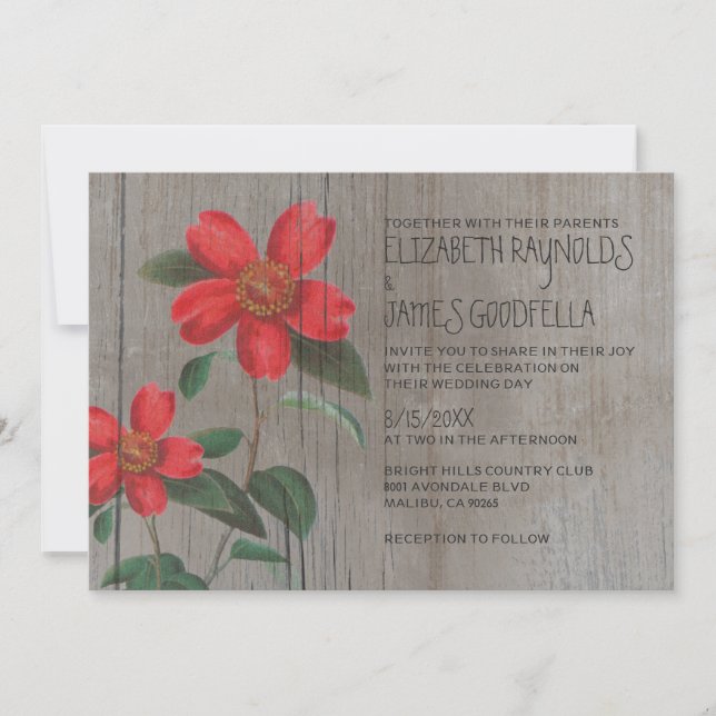 Invitaciones rusas a la boda camélica (Anverso)