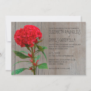 Invitaciones rusticas a la boda