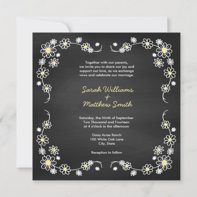 Invitaciones rusticas a la boda de la marea de la  (Anverso)