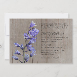 Invitaciones rusticas a la boda del hipócrita