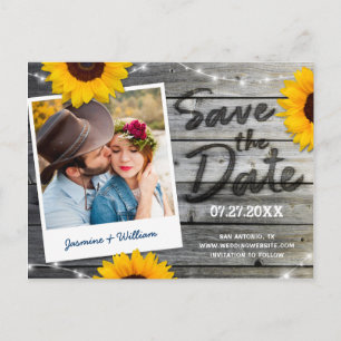 Invitaciones rústicas de Guardar la Fecha Madera