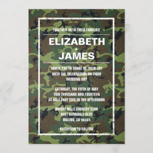 Invitaciones rústicas de la boda de Camo del