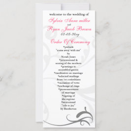 Invitaciones simples a la boda blanca y negra