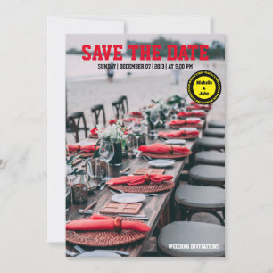 invitaciones simples de boda elegante