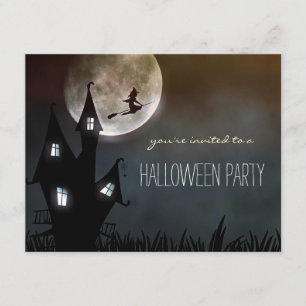 Invitaciones simples de fiesta de Halloween para n