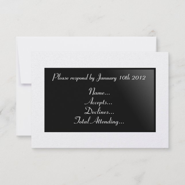 Invitaciones simples de Personalizados (Anverso)