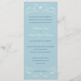 Invitaciones solitarias azules claras de la boda