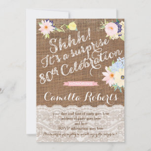 invitaciones sorpresivas para el 80 cumpleaños, fi