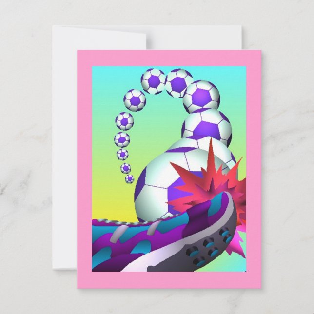 INVITACIONES TEMÁTICAS DE LOS JUGADORES DE FÚTBOL (Anverso)