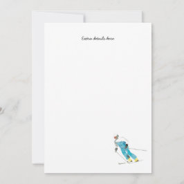 Invitaciones temáticas de Ski & Snowboard