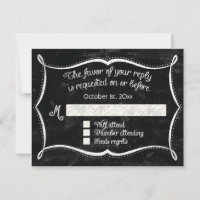 Invitaciones tipográficas rústicas con estilo de p