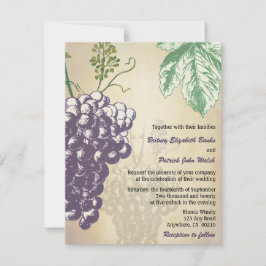 Invitaciones toscanas de la boda del viñedo del