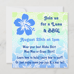 Invitaciones tropicales de Kono Hibiscus