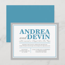 Invitaciones ÚNICAMENTE para la Recepción de Boda 