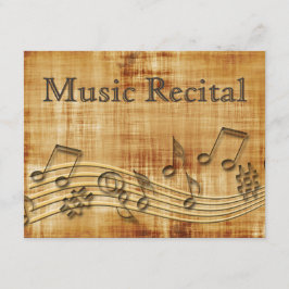 Invitaciones unisex del decreto de la música del