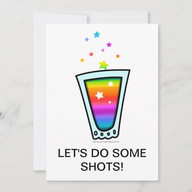 INVITACIONES - VIDRIO DE RAINBOW (Anverso)