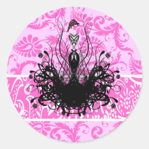 Invitaciones, volantes y Pegatinas de la Moda Diva