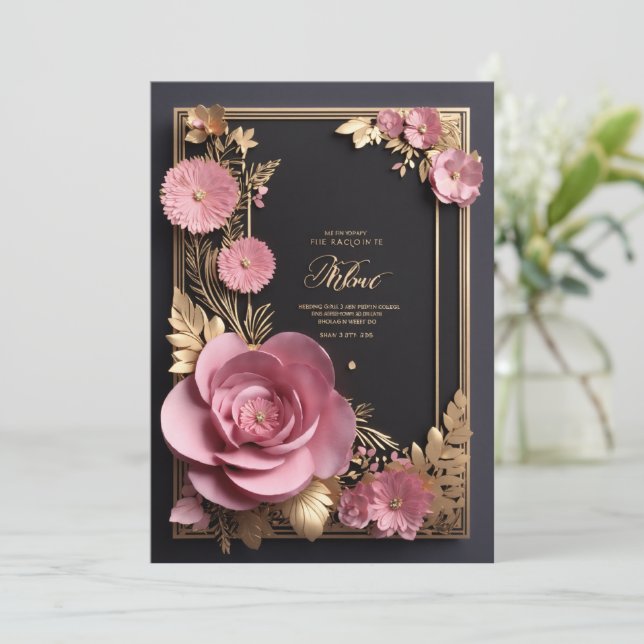 Invitaciones y Anuncios (Anverso de pie)