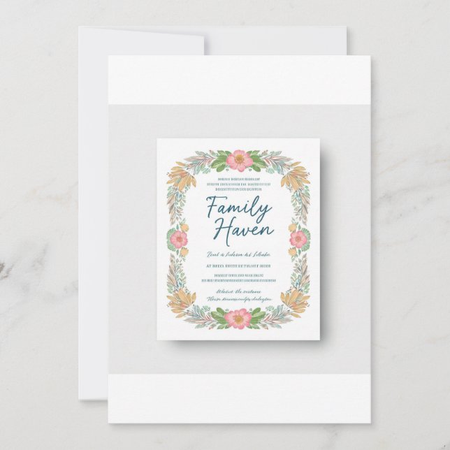 Invitaciones y anuncios (Anverso)