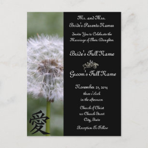 Invitaciones y favores a la boda de flores silvest