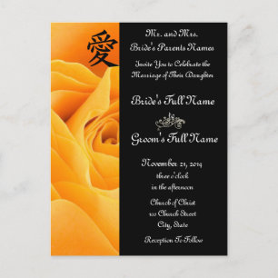 Invitaciones y favores de boda de orquídea blanca