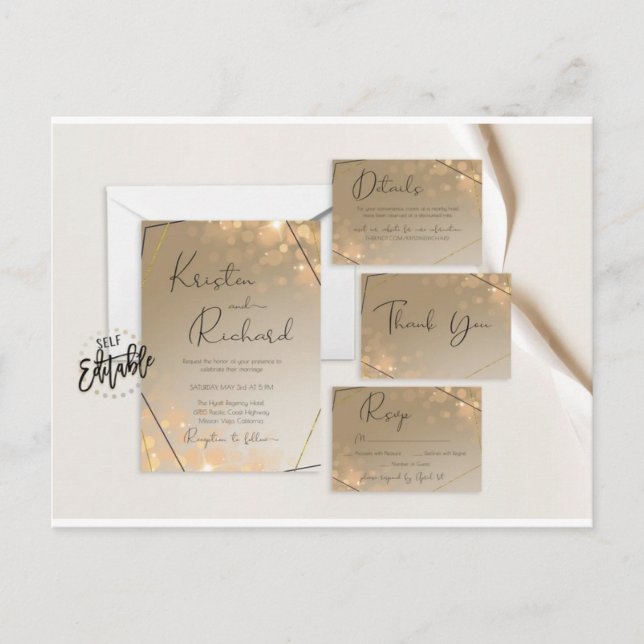 Invitaciones y Invitaciones (Anverso)