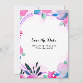 Invitaciones y Invitaciones florales Guardar la fe