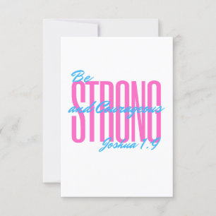 Invitaciones y Invitaciones Joshua 1:9