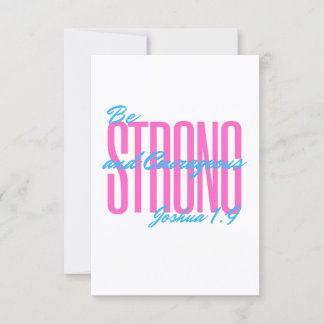 Invitaciones y Invitaciones Joshua 1:9