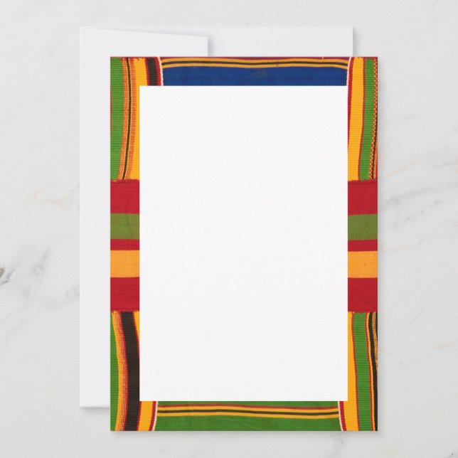 Invitaciones y Invitaciones para la impresión afri (Anverso)