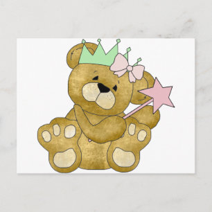 Invitaciones y pegatinas para el oso Princesa Pers