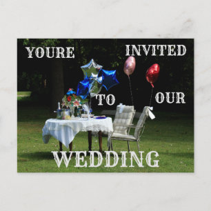 Invitado a nuestra tarjeta de correo Boda.