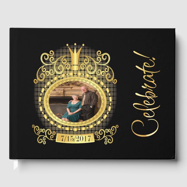 Invitado en monograma, libro de memoria (Anverso)