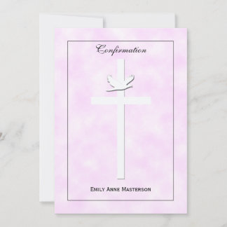 Invitar a la paloma y a la cruz de la invitación r