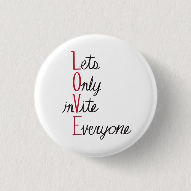 Invitar Sólo A Todo El Mundo Botón De Unidad Escri (Anverso)