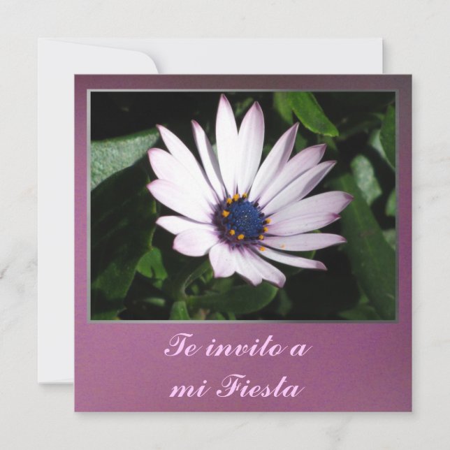 Invito de Invitación - de Te una fiesta del MI - (Anverso)