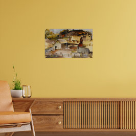 Iowa Farm Ruth Ziegler Arte Rustico Americana