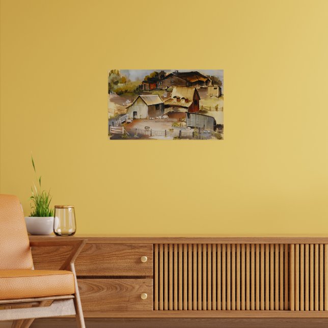 Iowa Farm Ruth Ziegler Arte Rustico Americana (Salón 2)